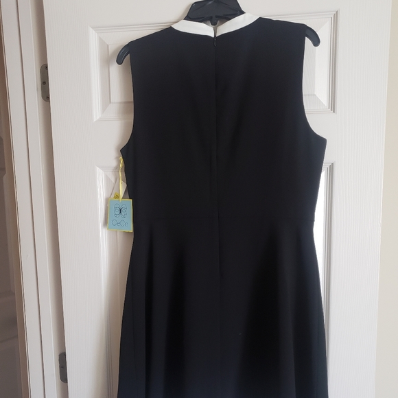 CeCe black and white dress - Picture 4 of 4